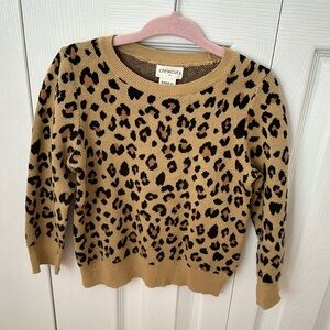 Crewcuts animal print sweater